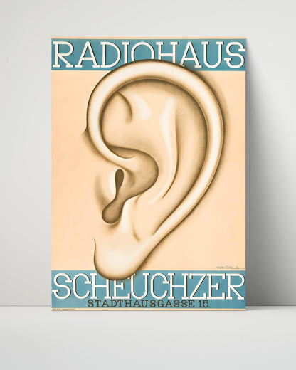 Classic Travel Unframed Poster -  Zurich - Radiohaus Scheuchzer