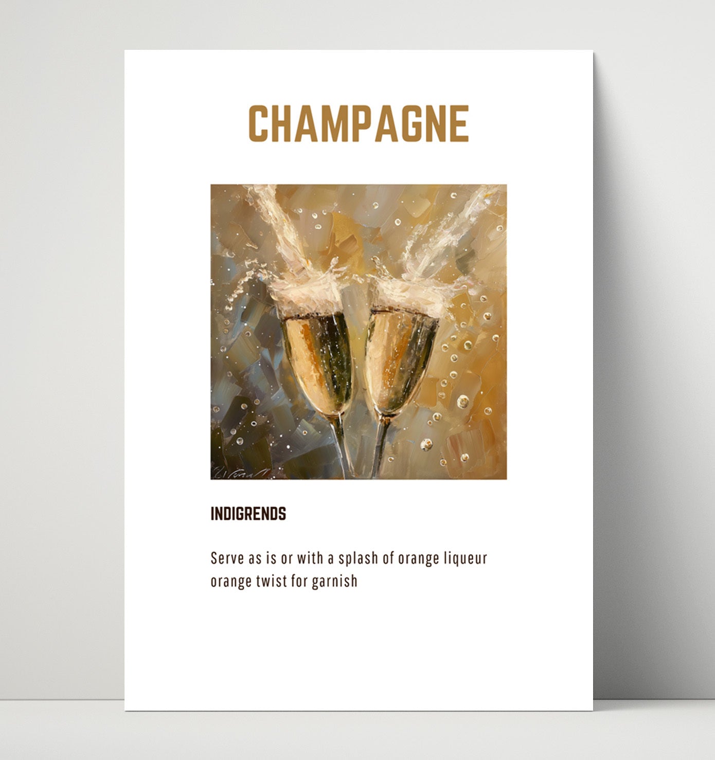 Aviation 16x20 Unframed Print cocktail recipe wall art print – Cocktail Recipies decor