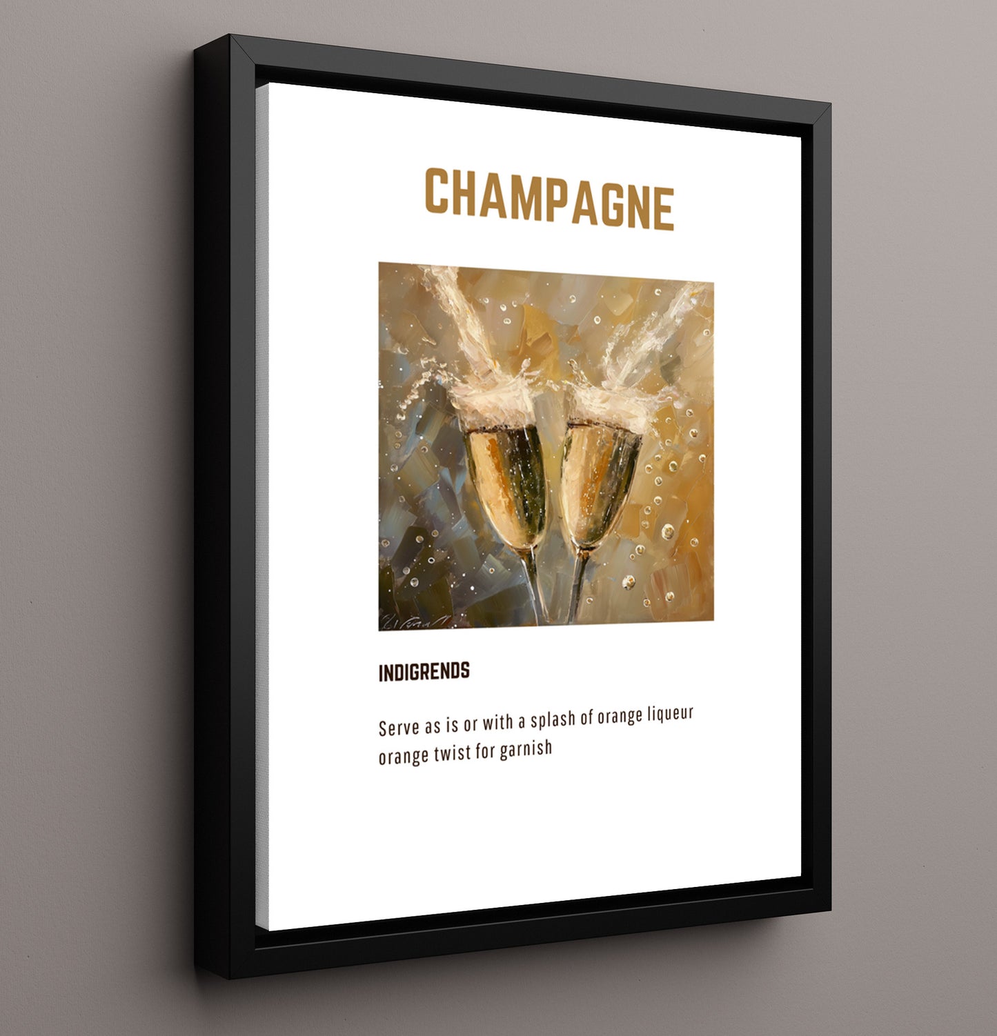 Aviation 16x20 Framed Canvas cocktail recipe wall art print – Cocktail Recipies decor