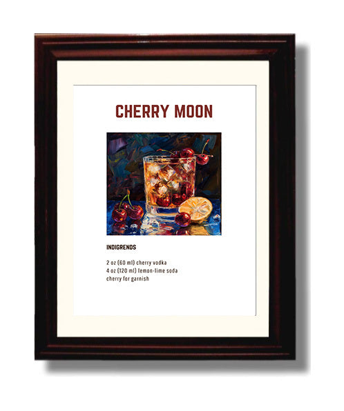 Michelada 8x10 Beveled Frame cocktail recipe wall art print – Cocktail Recipies decor