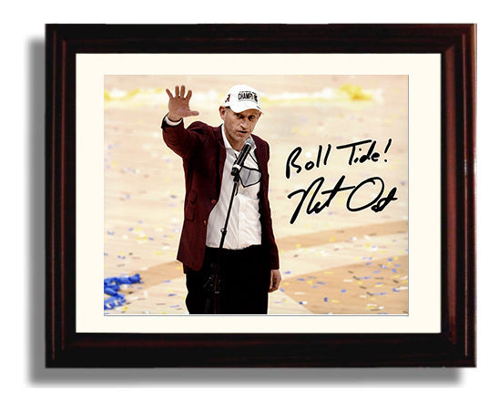 Alabama Basketball Nate Oats Roll Tide College Basketball Wall Art 8x10 Beveled Frame college basketball wall art print