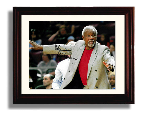 Arkansas Basketball Nolan Richardson Coaching Sideline Command College Basketball Wall Art 8x10 Beveled Frame college basketball wall art print