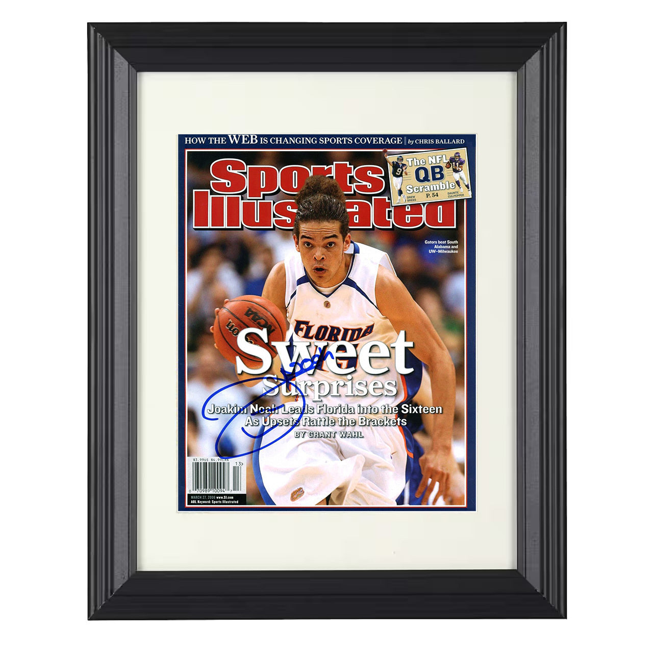 Florida – Joakim Noah Sweet Surprises SI – 8x10 black beveled framed college basketball wall art