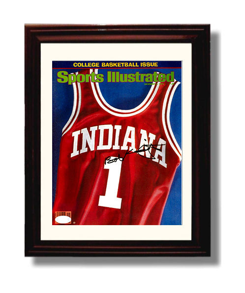 Indiana Basketball Jersey SI Cover Tradition 1979 College Basketball Wall Art 8x10 Beveled Frame college basketball wall art print