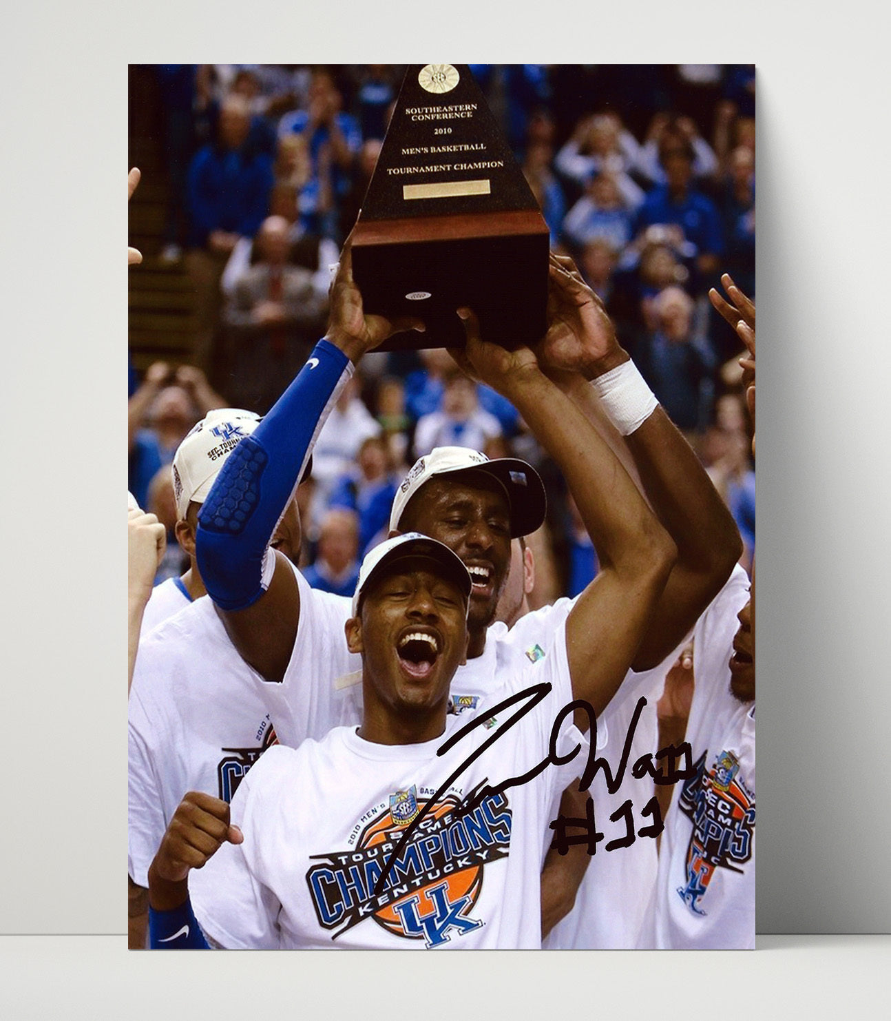 Kentucky Basketball SEC Tournament Champions Celebration 2010 College Basketball Wall Art 16x20 Unframed Print college basketball wall art print