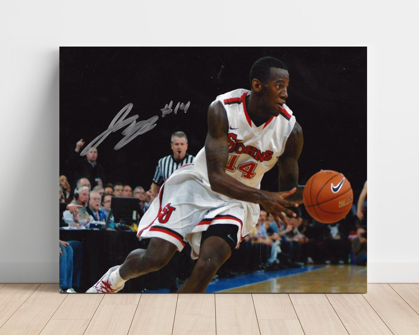 St Johns Basketball Jakarr Sampson Fast Break Drive College Basketball Wall Art 16x20 Unframed Print college basketball wall art print