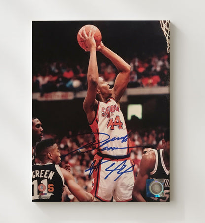 Syracuse Basketball Derrick Coleman Inside Finish 16x20 Gallery Frame college basketball wall art