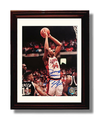 Syracuse Basketball Derrick Coleman Inside Finish - College Basketball Framed Print