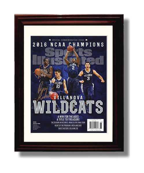 Villanova Basketball Daniel Ochefu Wildcats National Champions Celebration 2016 SI Cover - College Basketball Framed Print