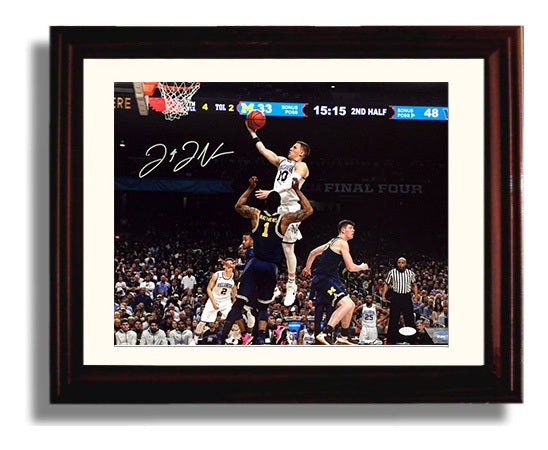 Villanova Basketball DiVincenzo Explosive Championship Dunk College Basketball Wall Art 8x10 Beveled Frame college basketball wall art print