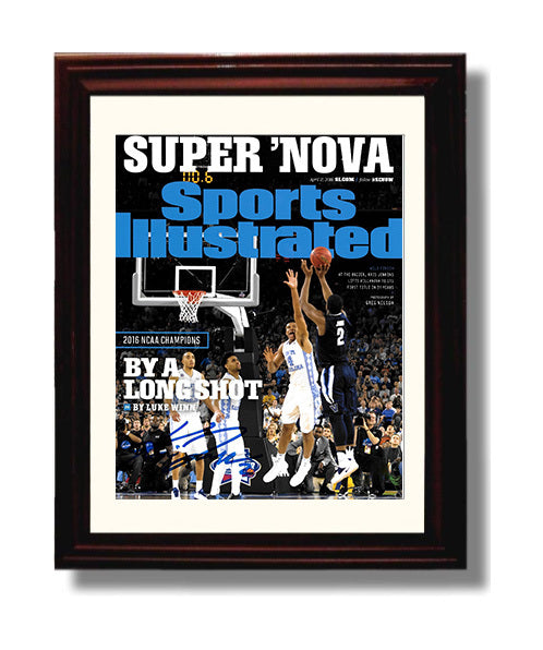 Villanova Basketball Super Nova Championship Burst 2016 SI Cover College Basketball Wall Art 8x10 Beveled Frame college basketball wall art print