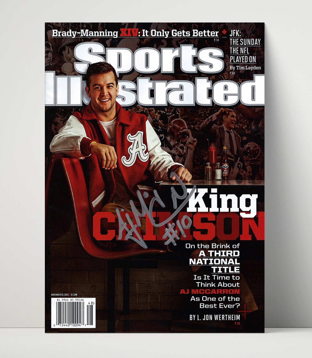 Alabama Football - AJ McCarron - King Crimson 8x10 Unframed Print college football wall art