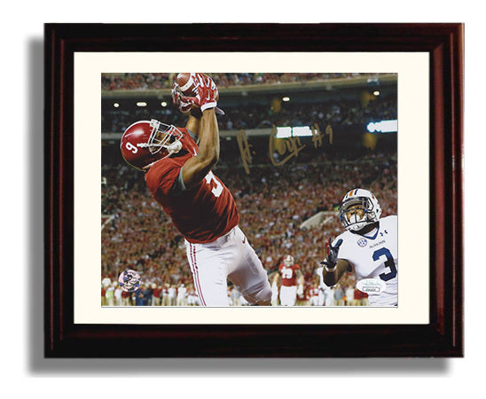 Alabama Football Amari Cooper Catch vs Auburn Deep Reception College Football Wall Art 8x10 Beveled Frame wall art print – College Football decor