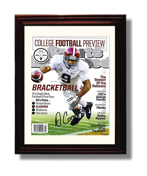 Alabama Football Amari Cooper SI Cover Heisman Contender Feature College Football Wall Art 8x10 Beveled Frame wall art print – College Football decor