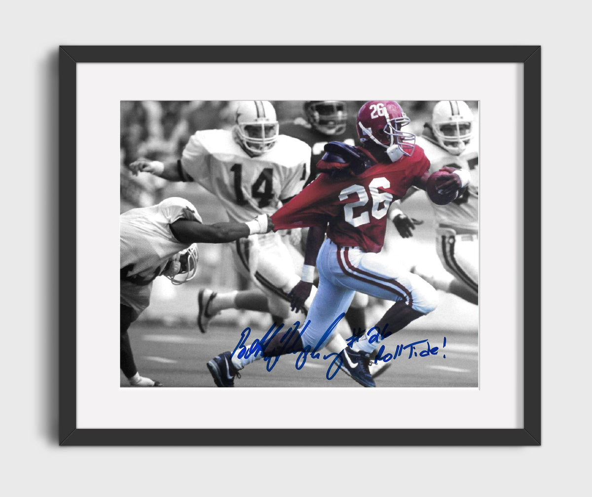 Alabama Football - Bobby Humphrey Broken Tackle Power Run 8x10 Gallery Frame college football wall art