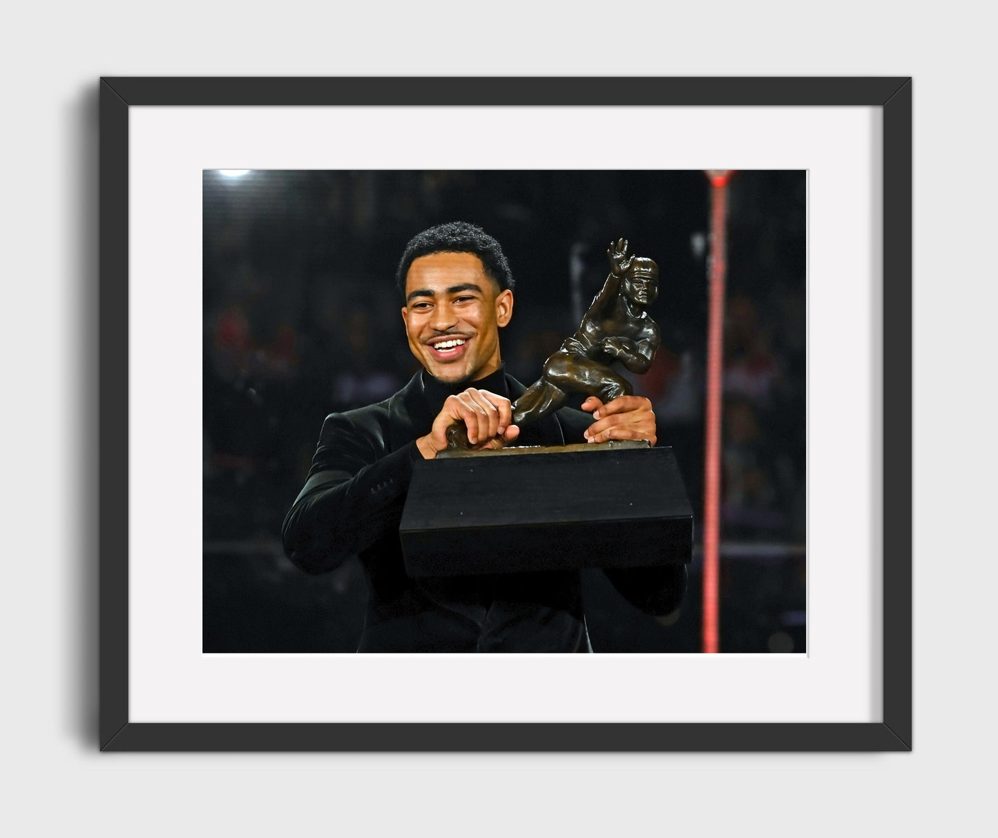 Alabama Football - Bryce Young Heisman Moment 8x10 Gallery Frame college football wall art