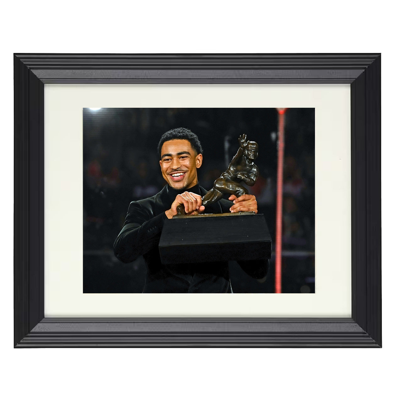 Alabama Football - Bryce Young Heisman Moment 8x10 Beveled Frame college football wall art