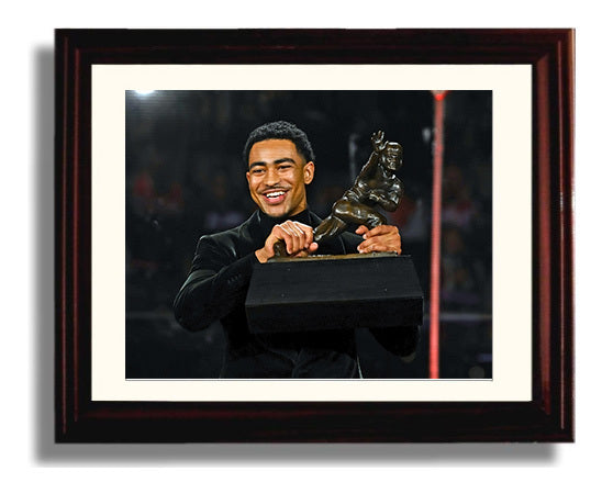 Alabama Football - Bryce Young Heisman Moment 8x10 Beveled Frame college football wall art