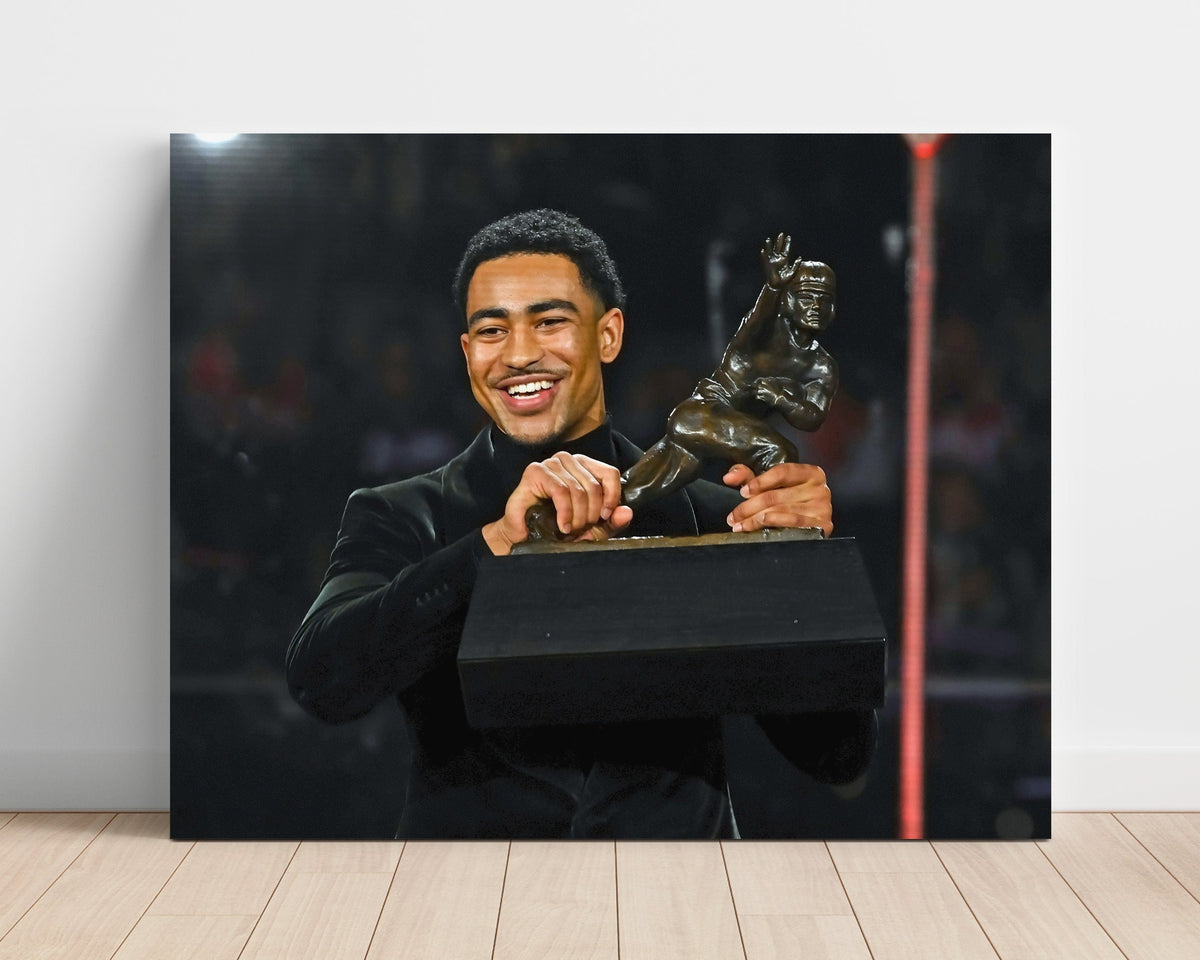 Alabama Football - Bryce Young Heisman Moment 8x10 Unframed Print college football wall art