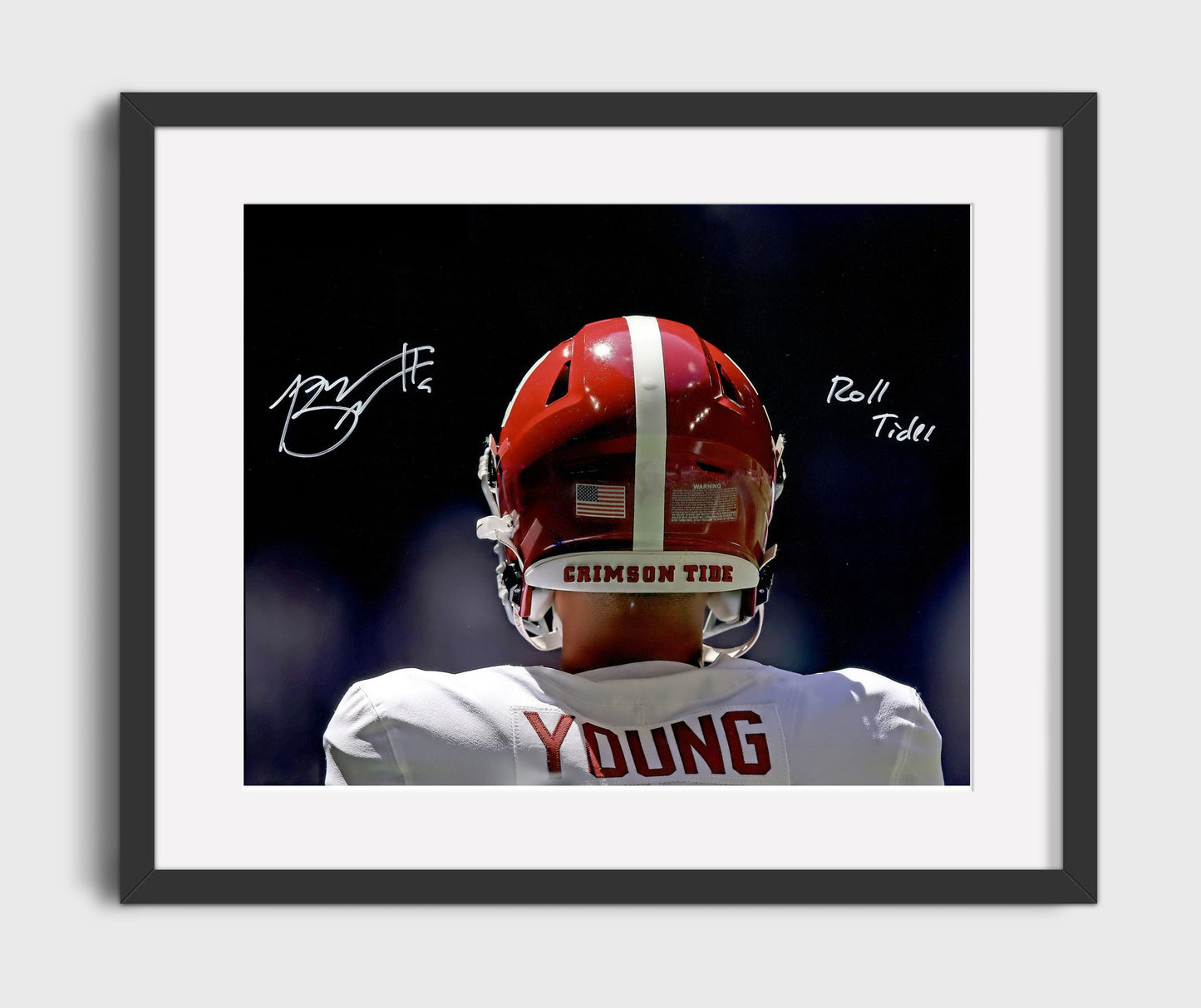 Alabama Football - Bryce Young Heisman Pose Spotlight 8x10 Gallery Frame college football wall art