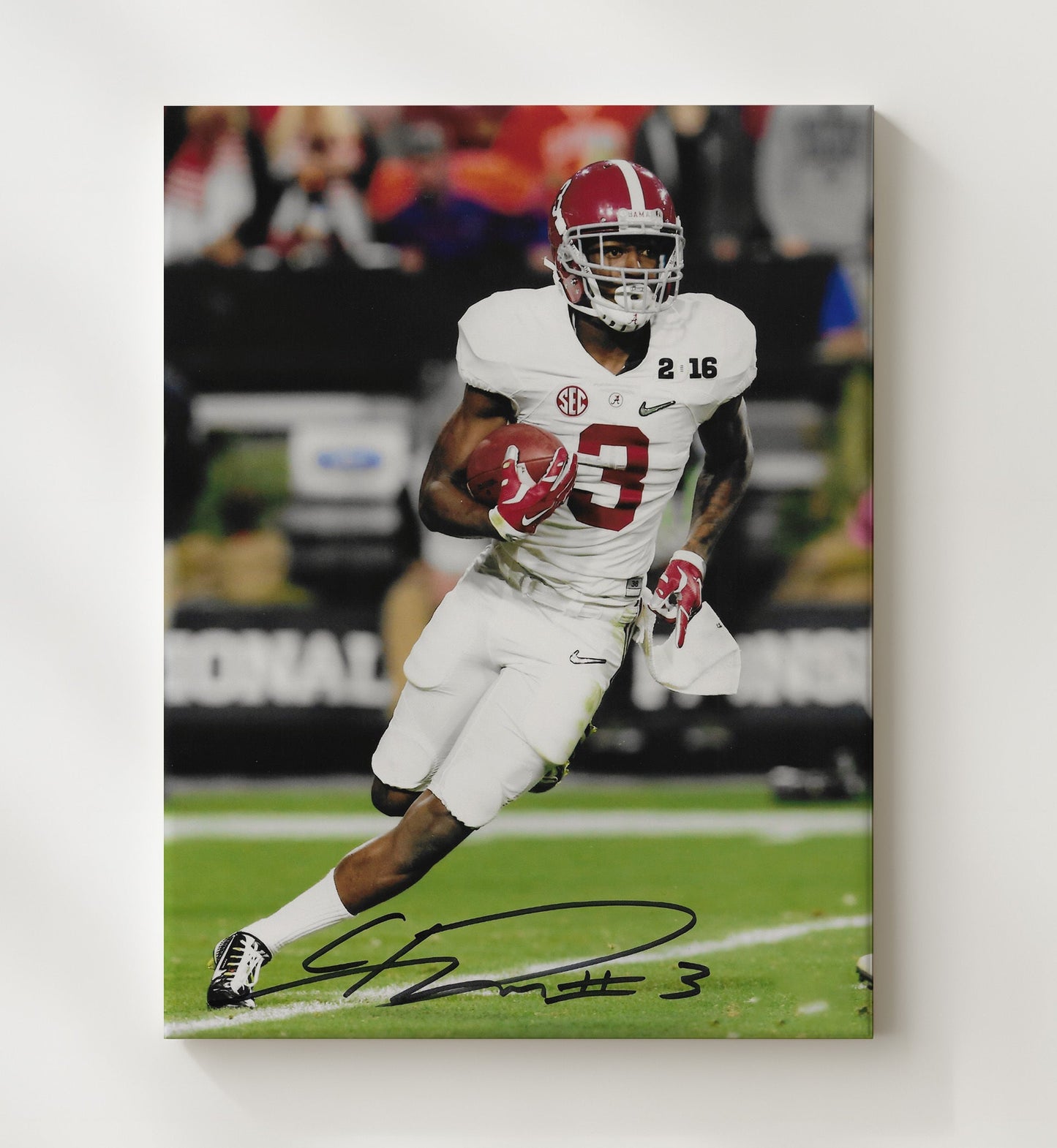 Alabama Football - Calvin Ridley Breakaway Run 8x10 Canvas college football wall art