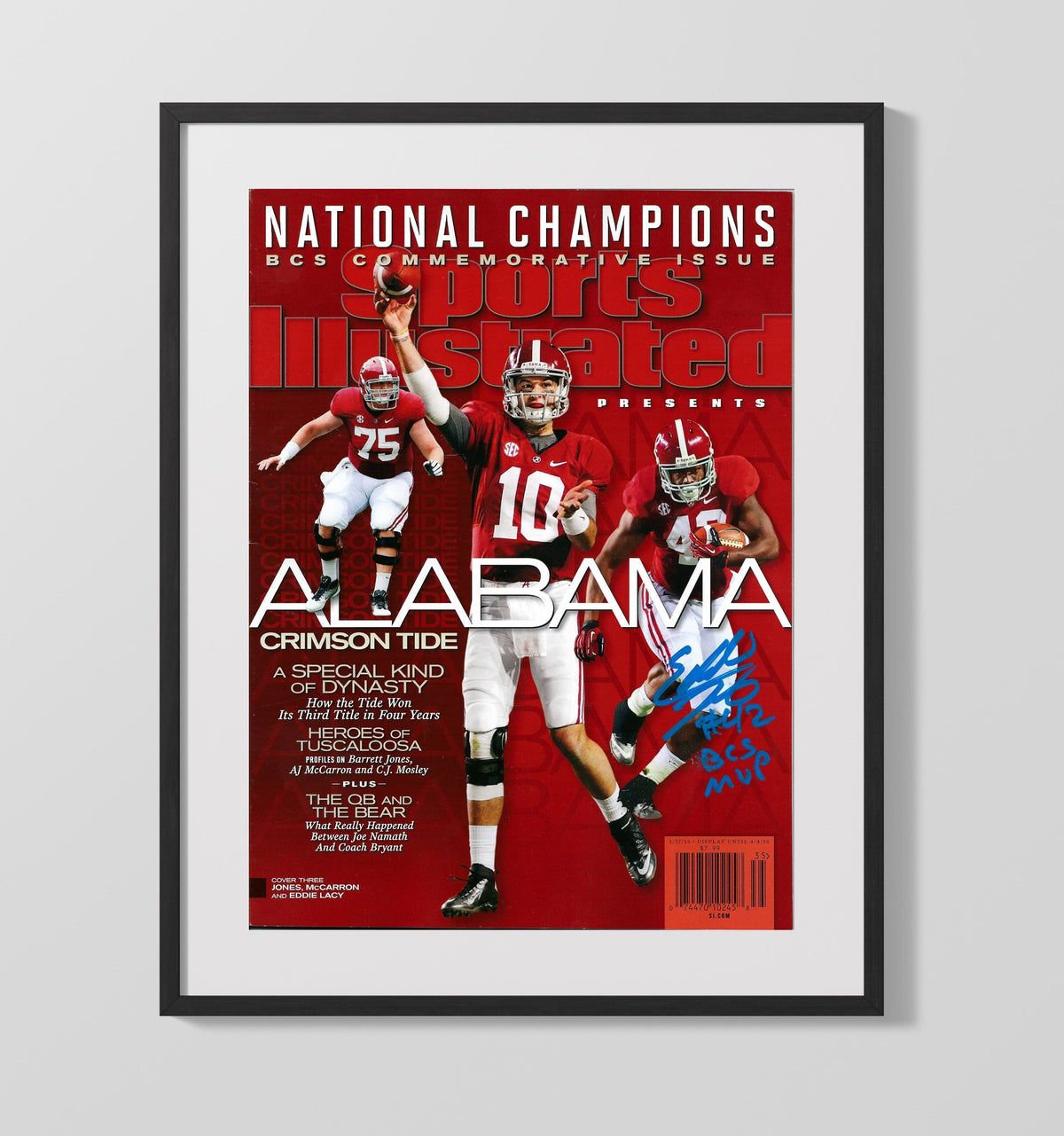 Alabama Football - Crimson Tide - A Special Kind of Dynasty 8x10 Gallery Frame college football wall art