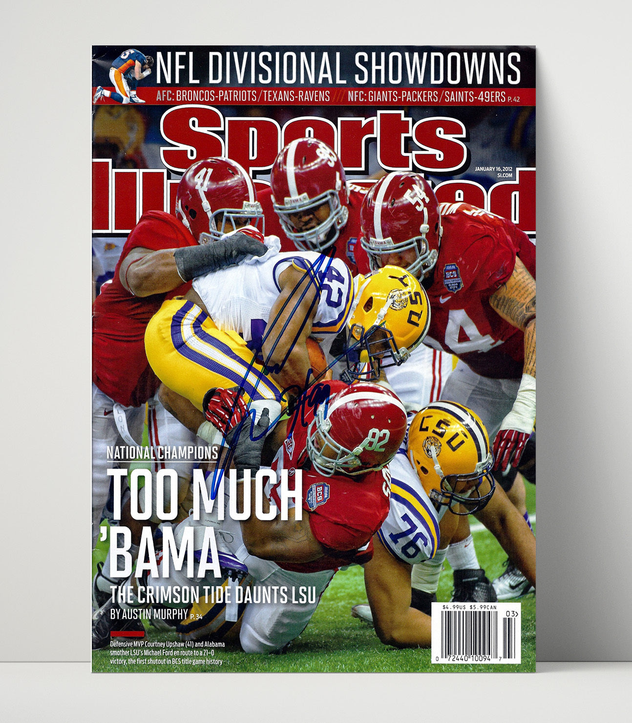 Alabama Football - Crimson Tide - Too Much Bama 8x10 Unframed Print college football wall art