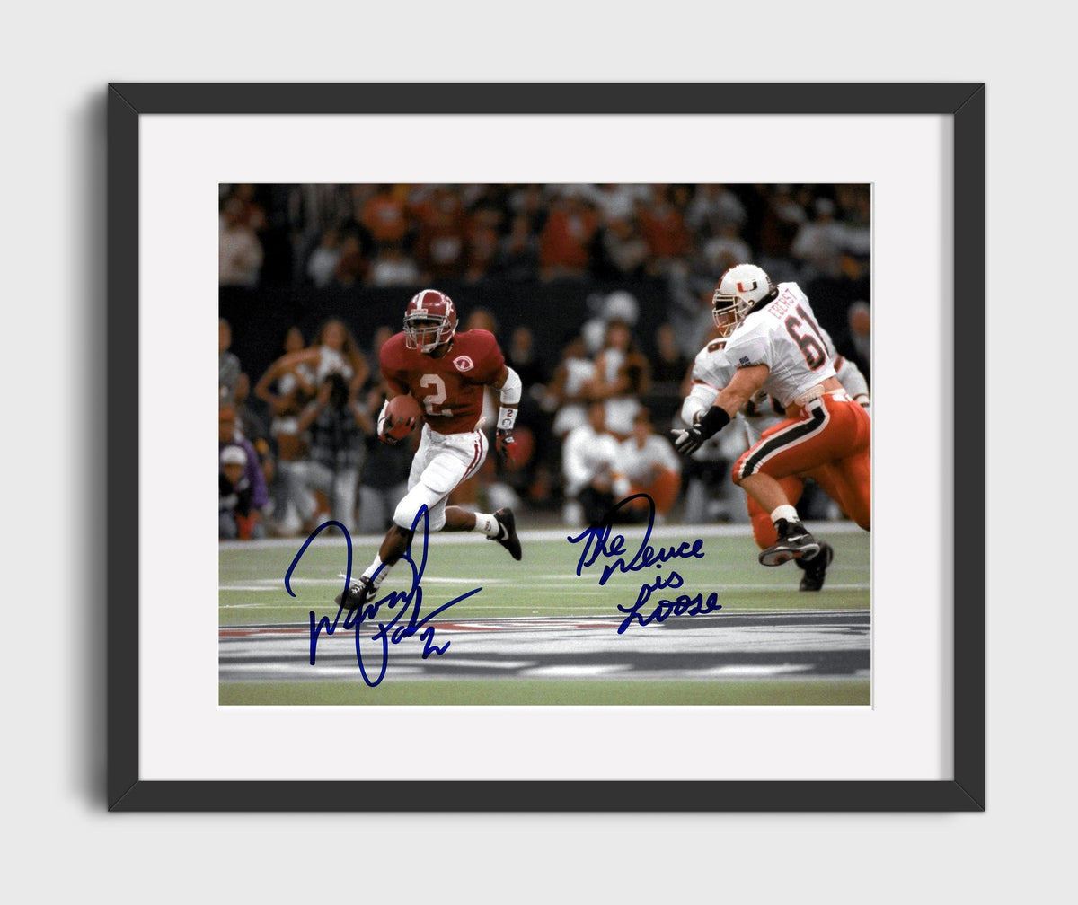 Alabama Football - David Palmer Breakaway Run Open Field Angle 8x10 Gallery Frame college football wall art