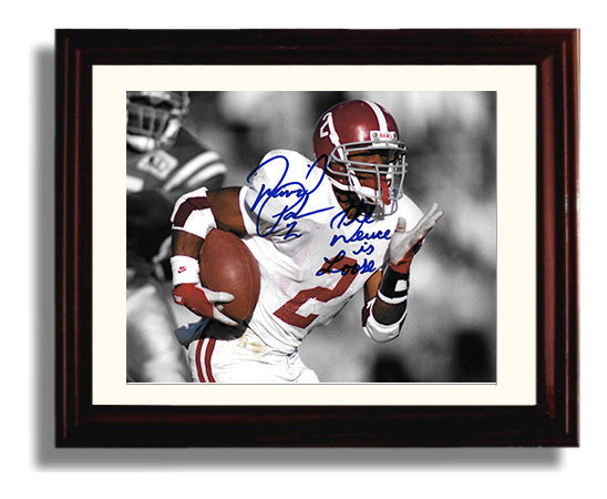 Alabama Football David Palmer Open Field Sprint Deuce Is Loose College Football Wall Art 8x10 Beveled Frame wall art print – College Football decor