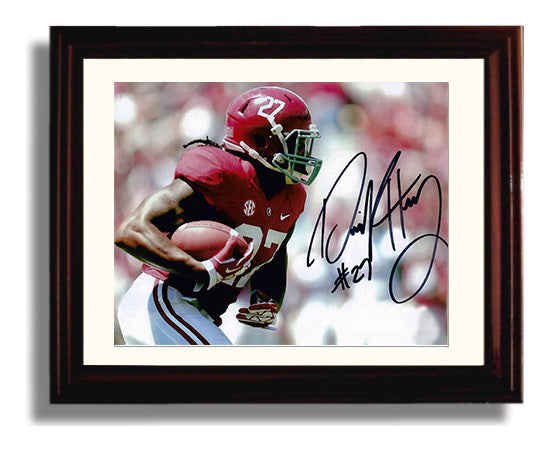 Alabama Football - Derrick Henry Ball Carrier Power Run 8x10 Beveled Frame college football wall art