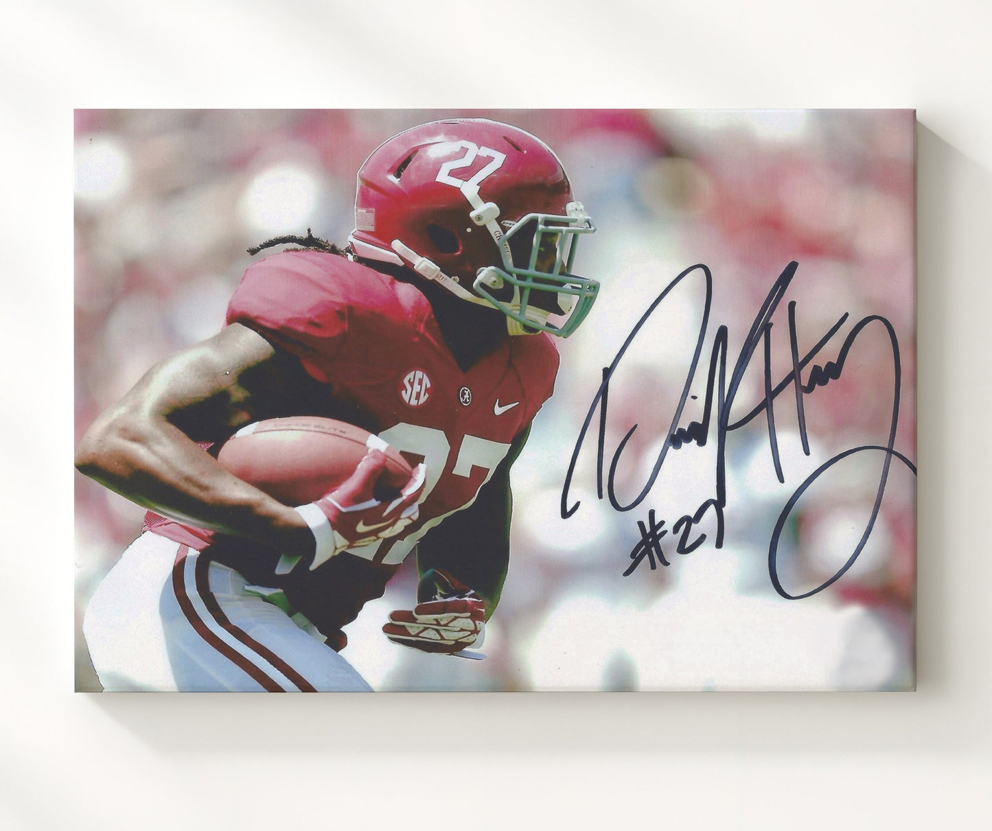 Alabama Football - Derrick Henry Ball Carrier Power Run 8x10 Canvas college football wall art