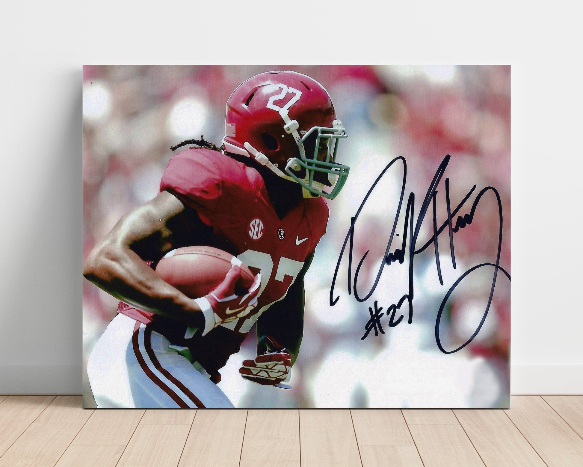 Alabama Football - Derrick Henry Ball Carrier Power Run 8x10 Unframed Print college football wall art