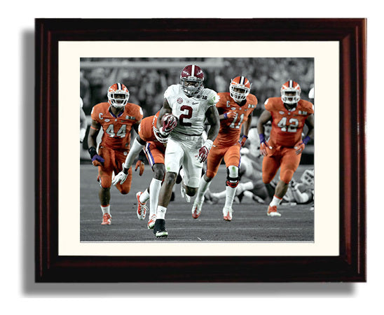 Alabama Football - Derrick Henry Breakaway Run Championship Game 8x10 Beveled Frame college football wall art