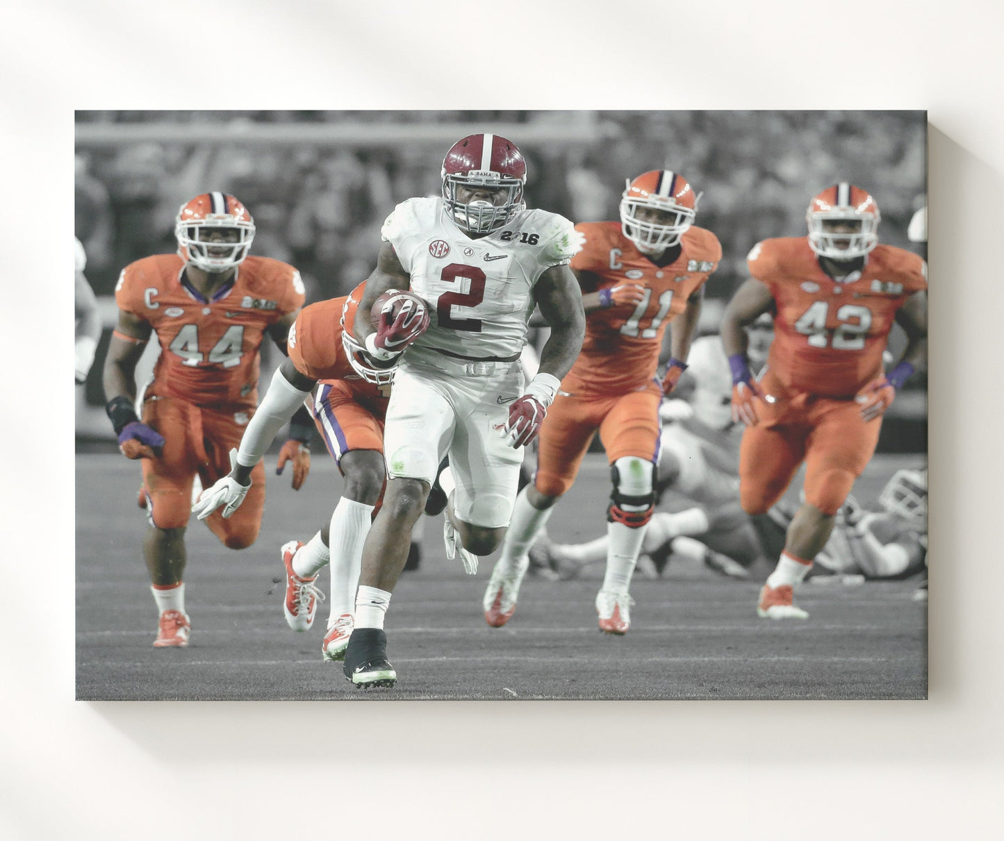 Alabama Football - Derrick Henry Breakaway Run Championship Game 8x10 Canvas college football wall art