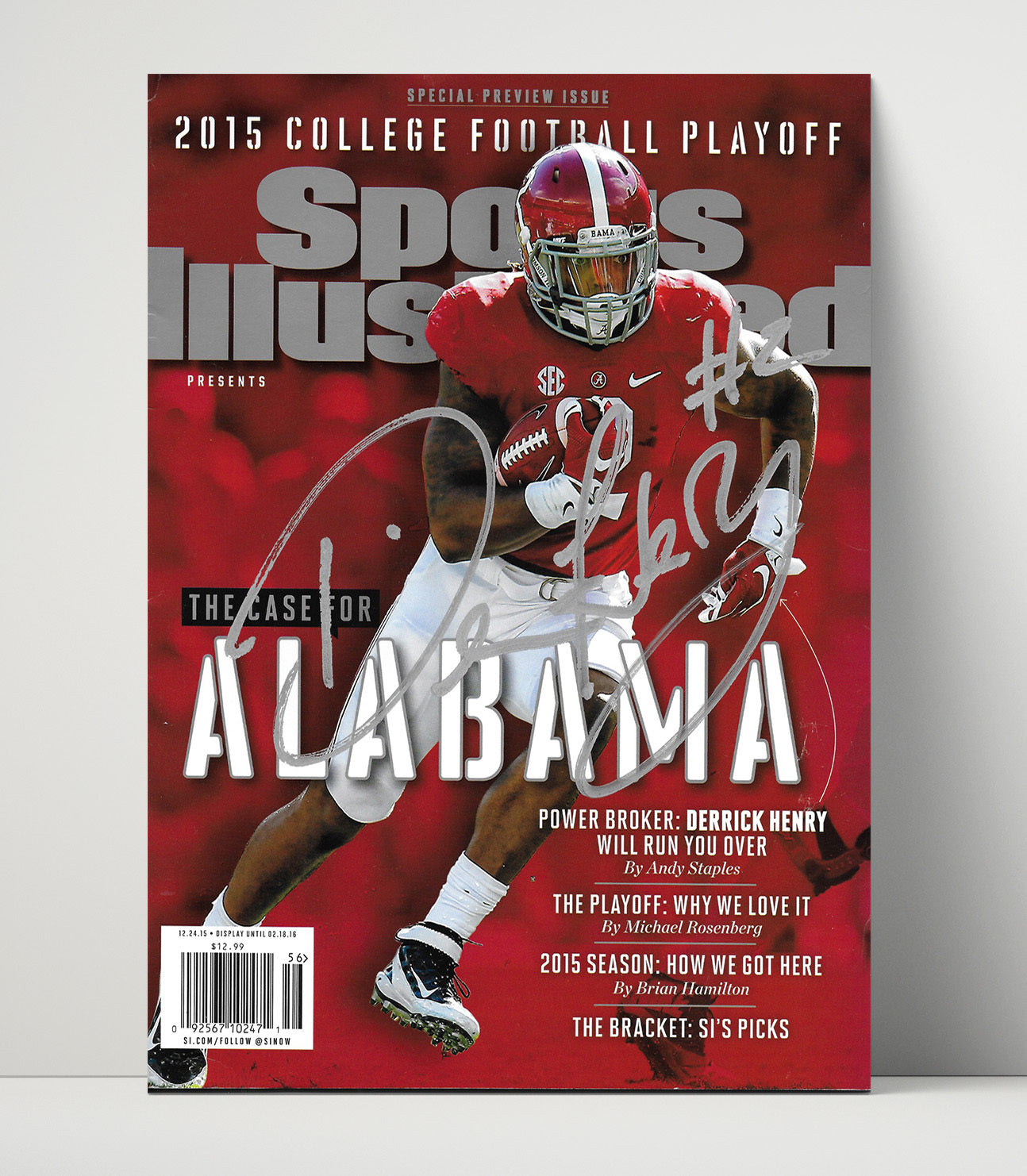 Alabama Football - Derrick Henry Case for Bama - Heisman Freight 8x10 Unframed Print college football wall art
