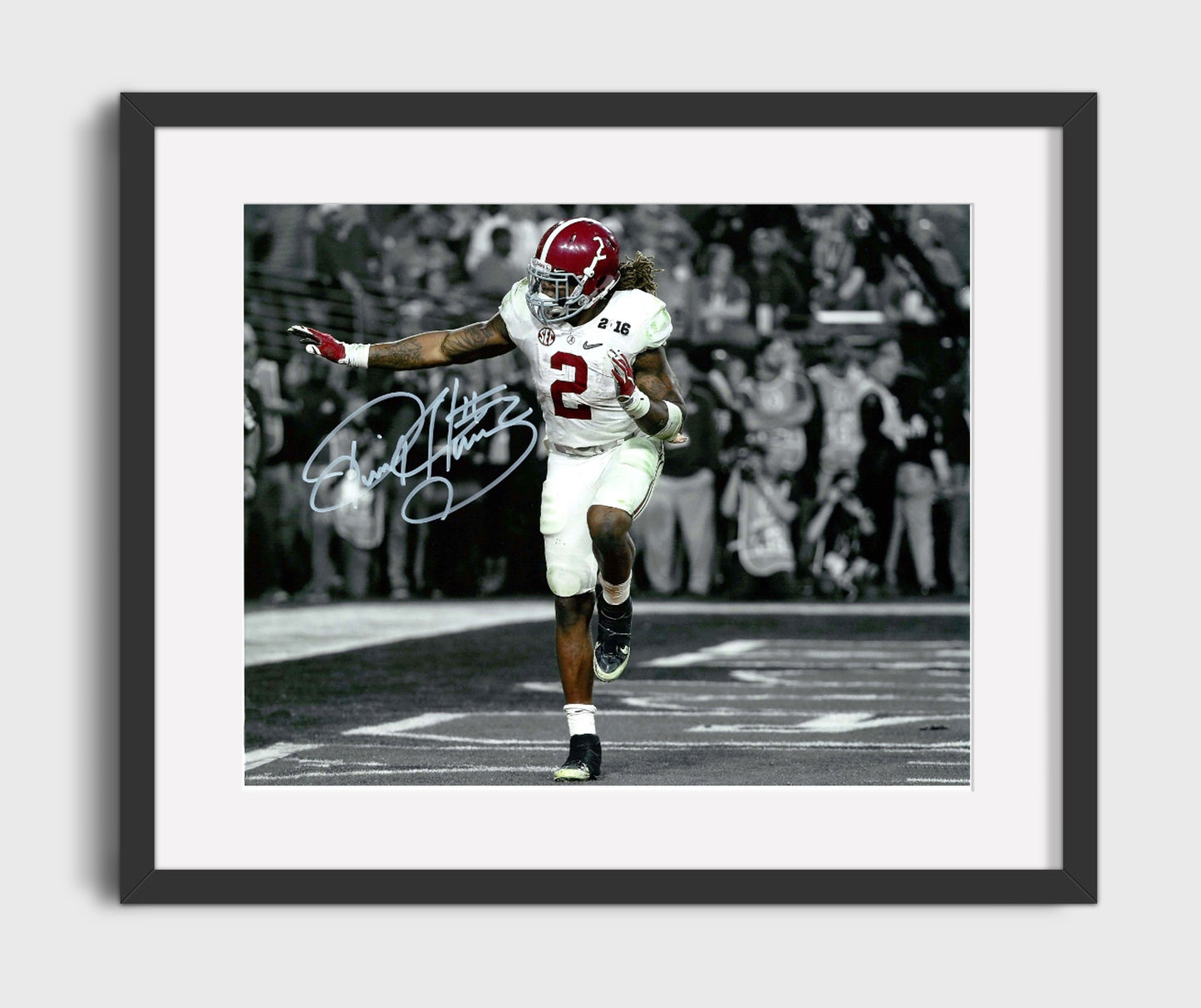 Alabama Football - Derrick Henry Heisman Trophy Pose Spotlight 8x10 Gallery Frame college football wall art