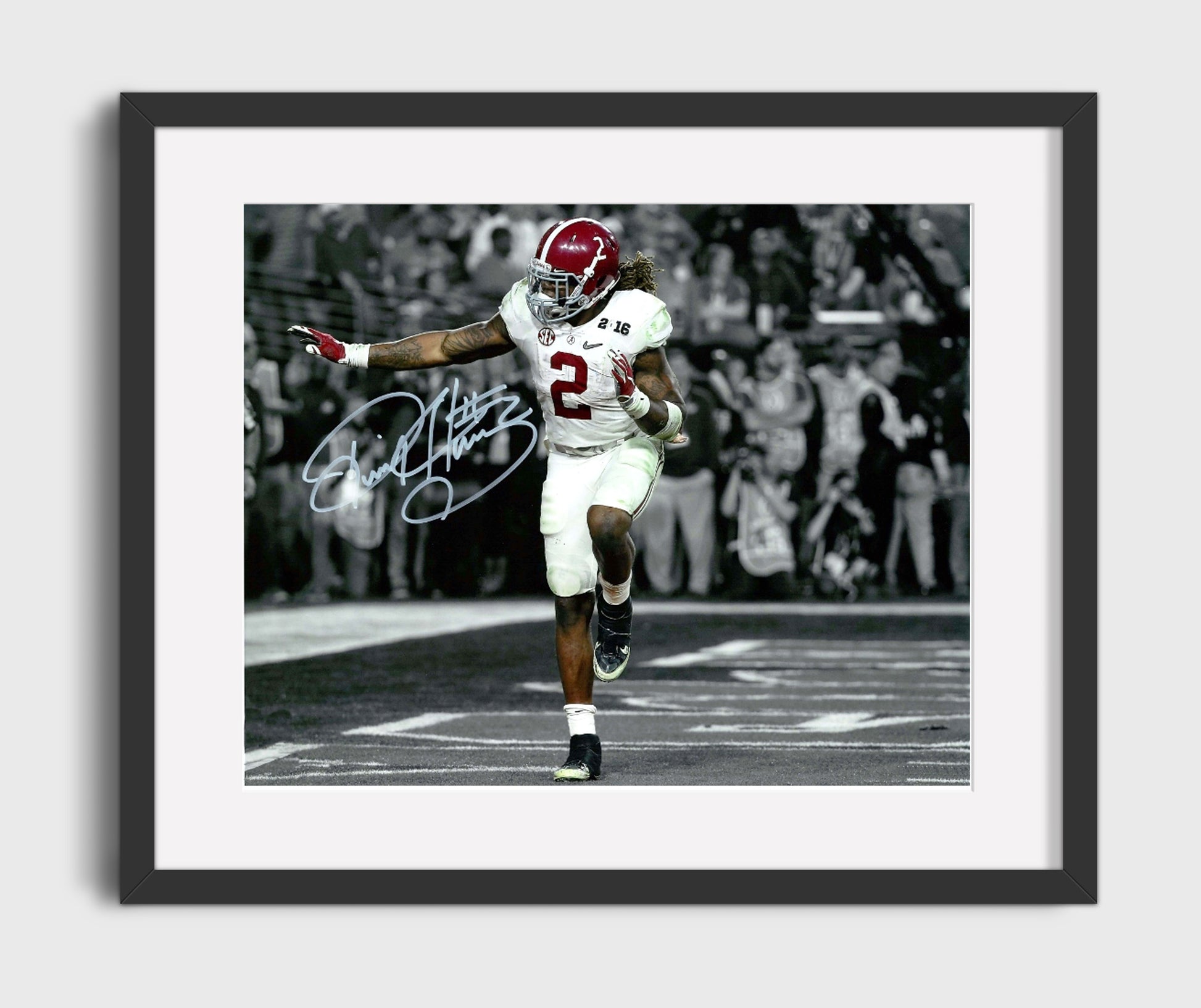 Alabama Football - Derrick Henry Heisman Trophy Pose Spotlight 8x10 Gallery Frame college football wall art