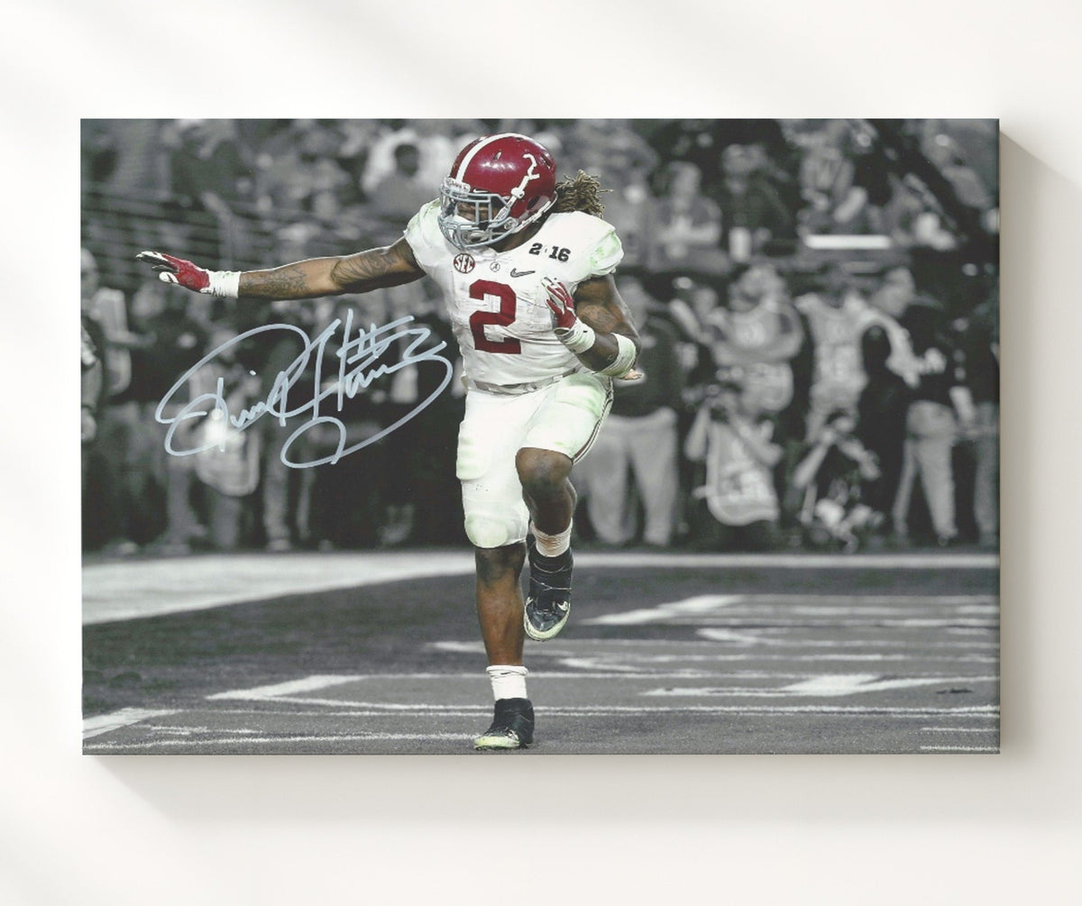 Alabama Football - Derrick Henry Heisman Trophy Pose Spotlight 8x10 Canvas college football wall art