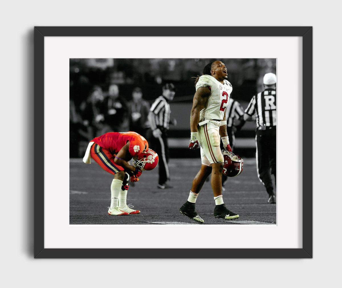 Alabama Football - Derrick Henry Touchdown Celebration Power Run 8x10 Gallery Frame college football wall art
