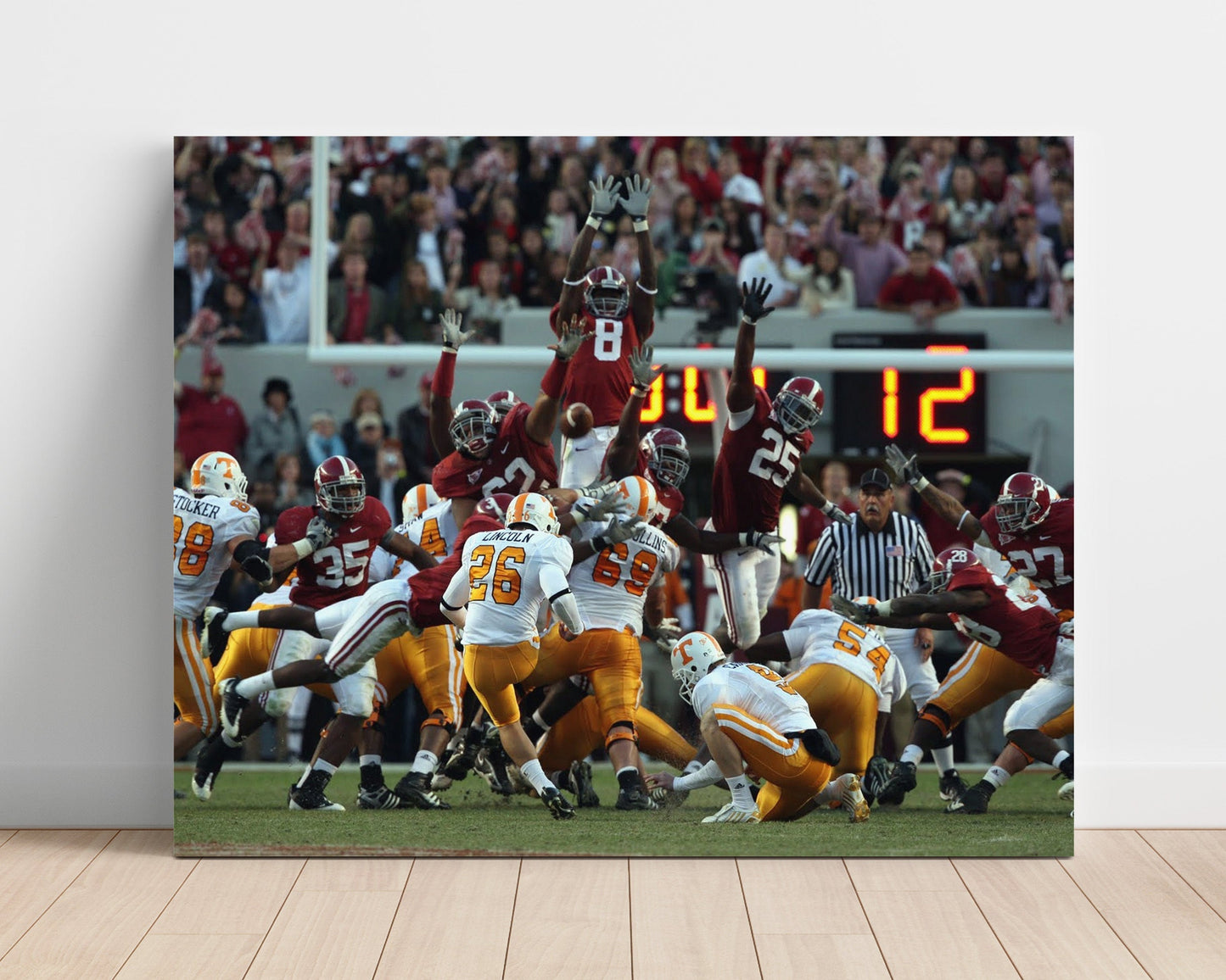 Alabama Football - Field Goal Block 8x10 Unframed Print college football wall art