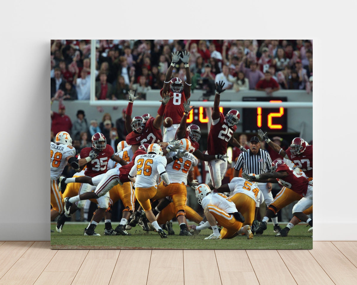 Alabama Football - Field Goal Block 8x10 Unframed Print college football wall art