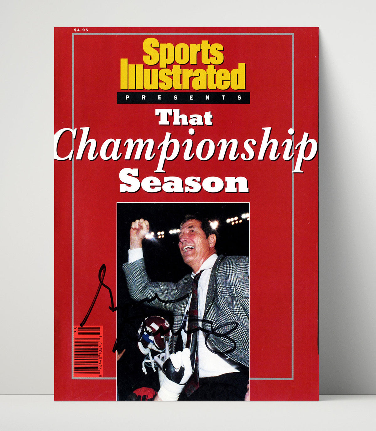 Alabama Football - Gene Stallings - That Championship Season 8x10 Unframed Print college football wall art