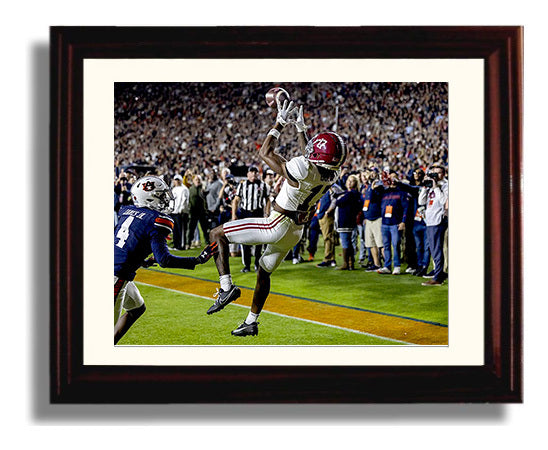 Alabama Football - Isaiah Bond Game Winning TD Iron Bowl 8x10 Beveled Frame college football wall art