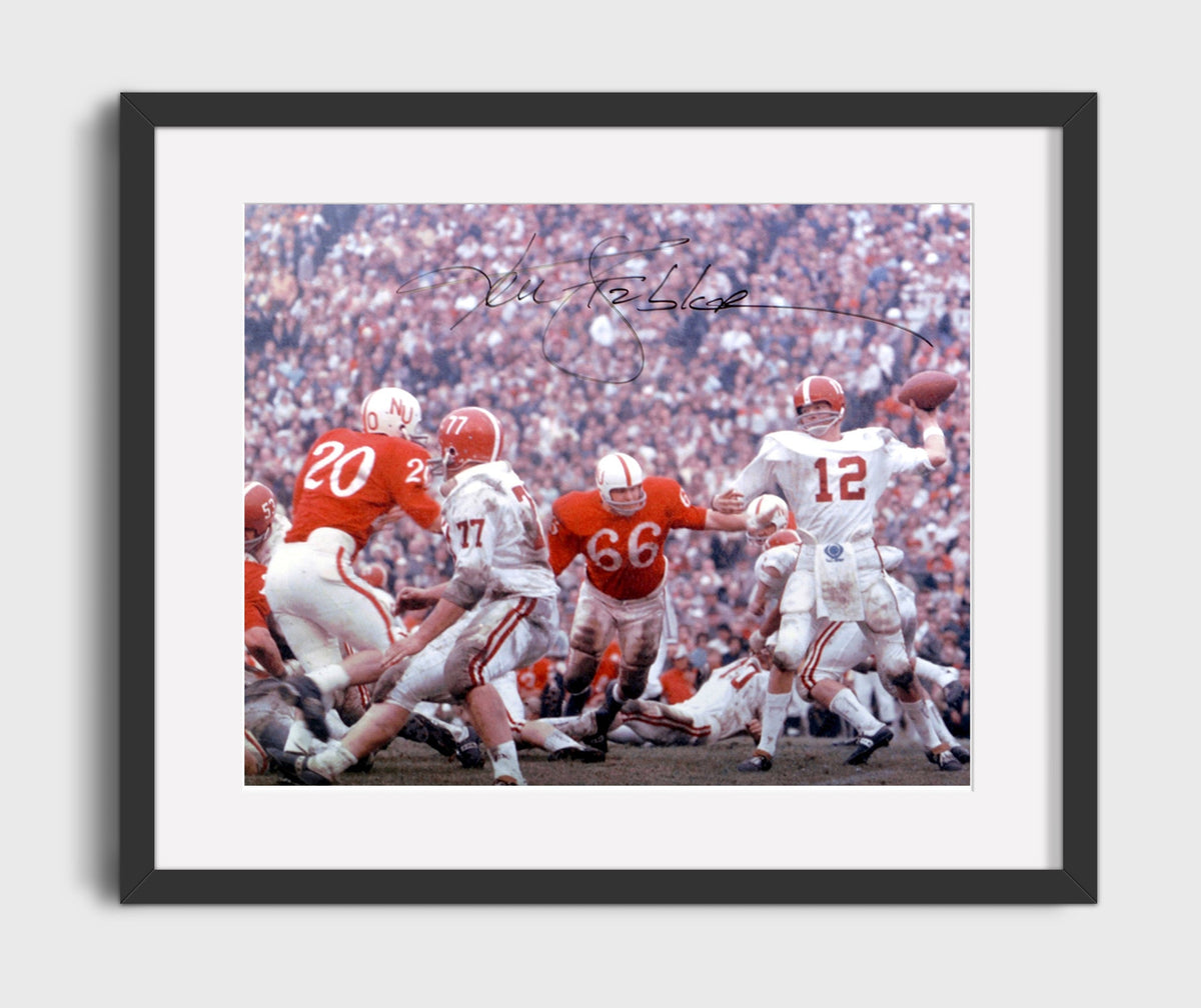 Alabama Football - Ken Stabler Pocket Passing Form 8x10 Gallery Frame college football wall art