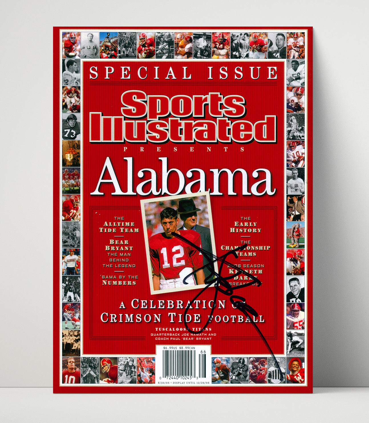 Alabama Football Ken Stabler Special Issue Legacy Cover College Football Wall Art 16x20 Unframed Print wall art print – College Football decor