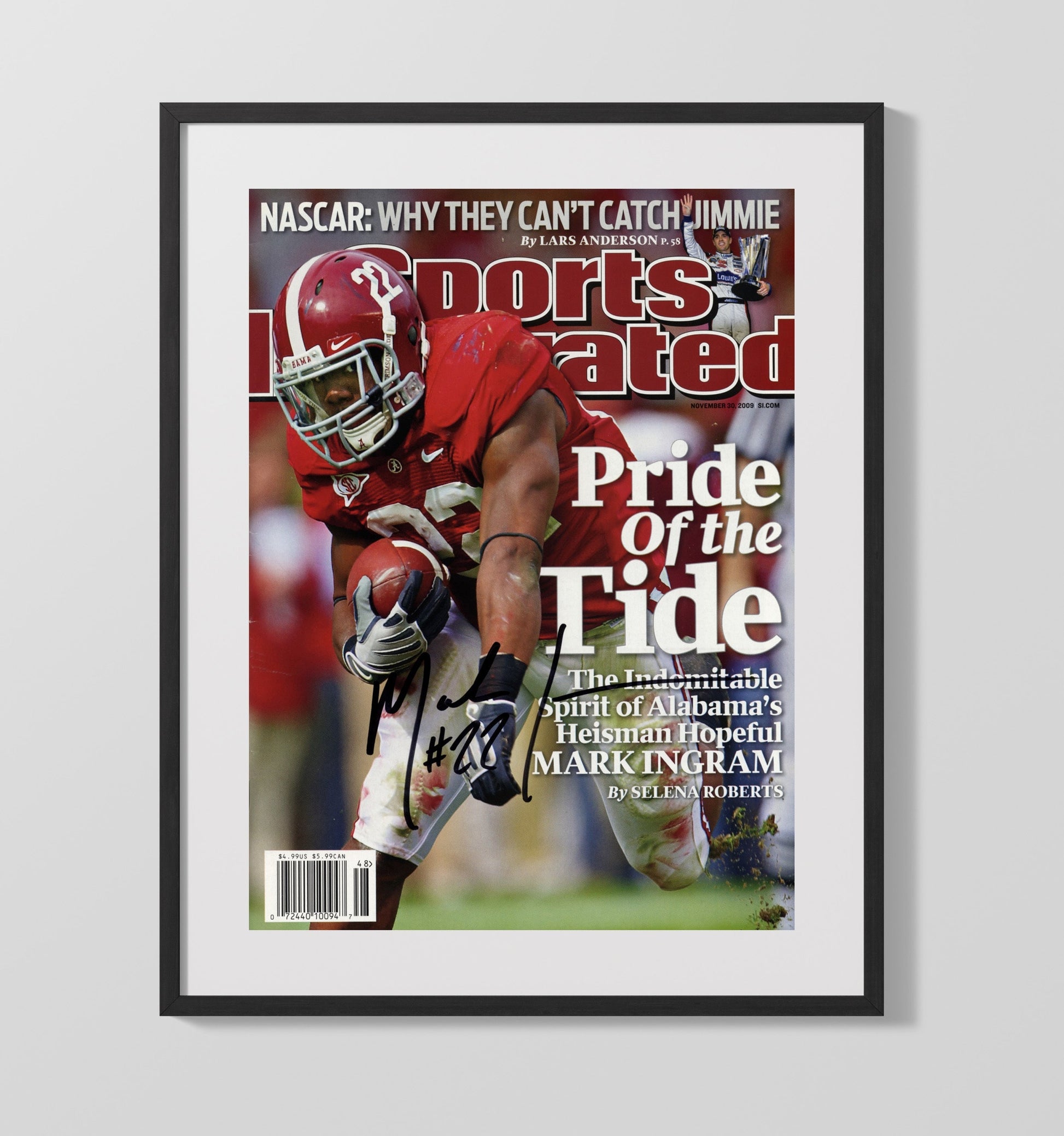 Alabama Football - Mark Ingram - Pride of the Tide 8x10 Gallery Frame college football wall art