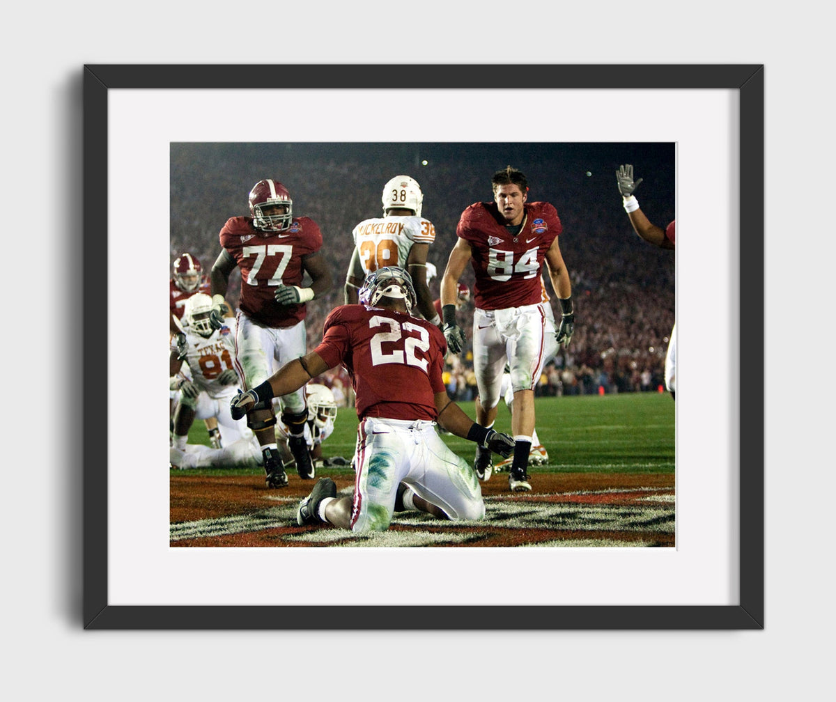 Alabama Football - Mark Ingram Rose Bowl Breakaway Run 8x10 Gallery Frame college football wall art