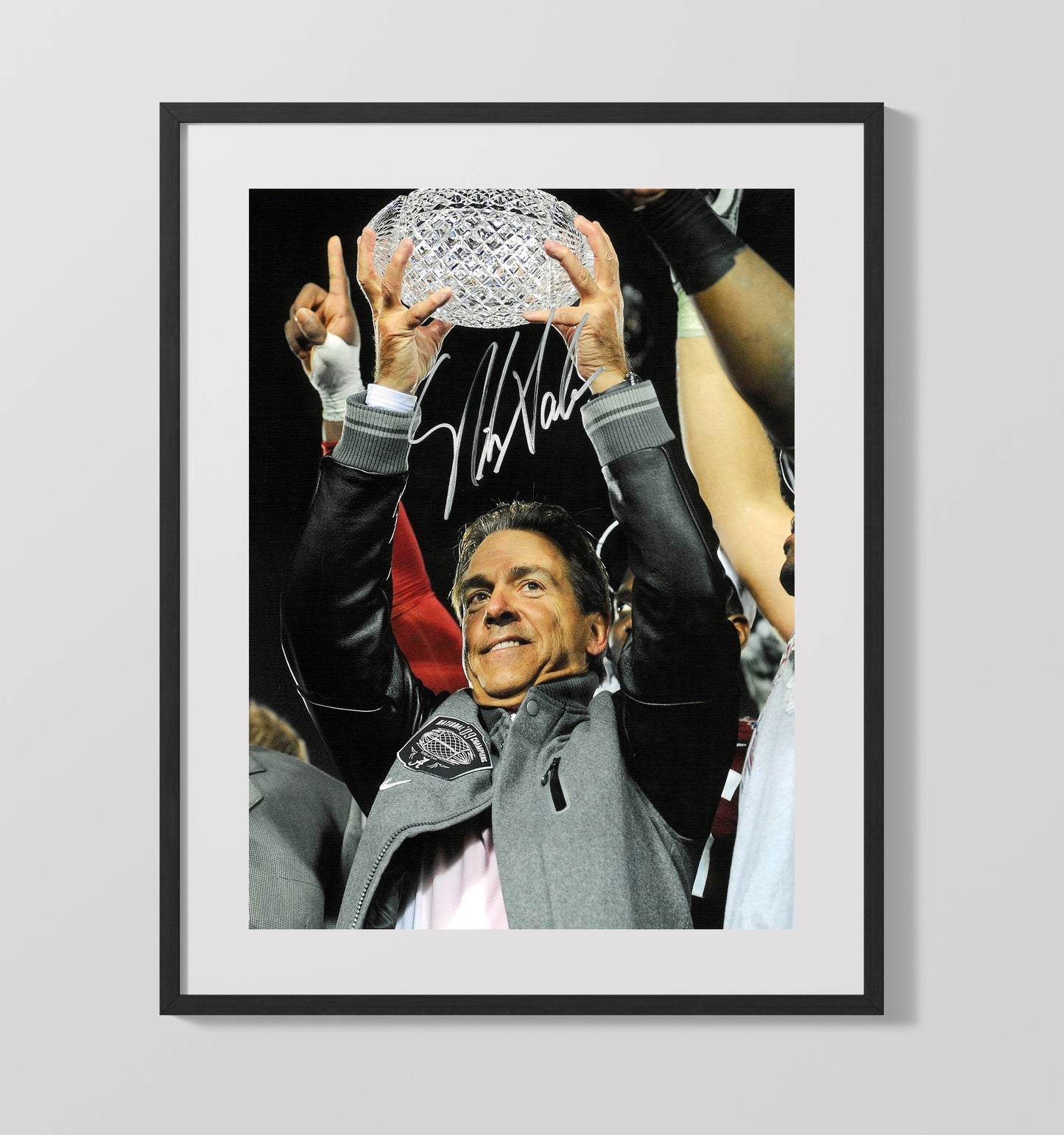 Alabama Football - Nick Saban Crystal Ball - Trophy Time 8x10 Gallery Frame college football wall art
