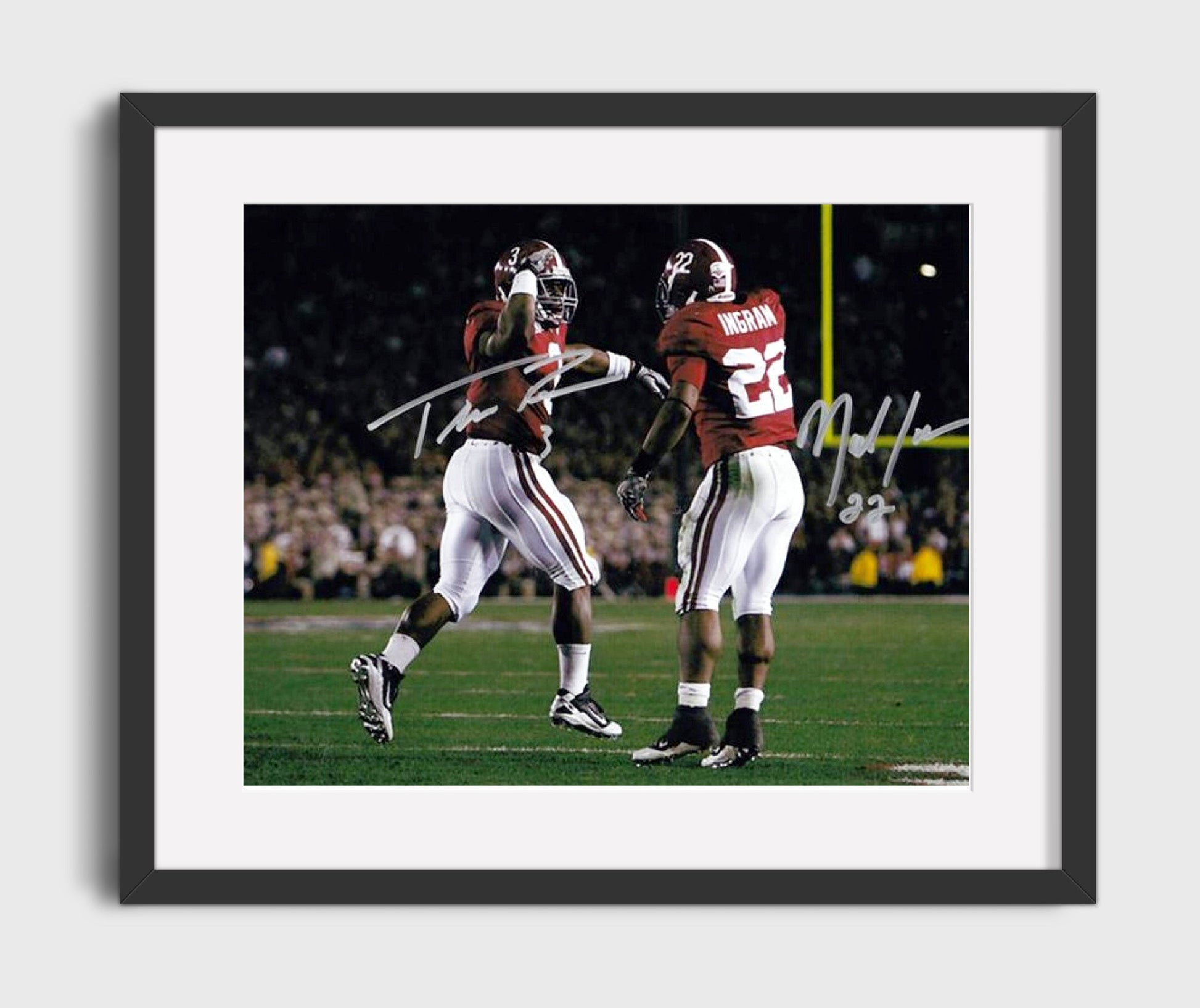Alabama Football - Richardson and Ingram Backfield Duo Power Moment 8x10 Gallery Frame college football wall art