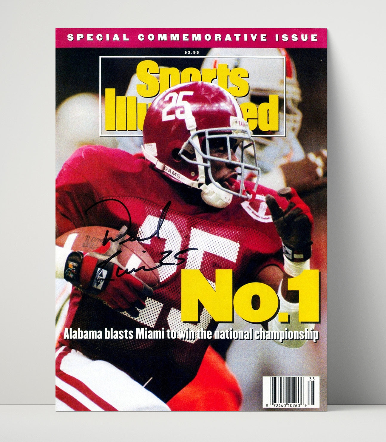 Alabama Football - Sherman Williams 1992 - National Glory 8x10 Unframed Print college football wall art